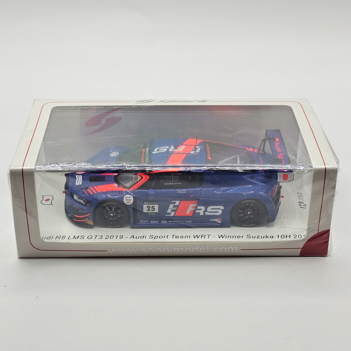 Spark Audi R8 LMS GT3 #25 Audi Sport Team WRT 10Hrs Suzuka Winner 2019 1/43 Scale SJ083