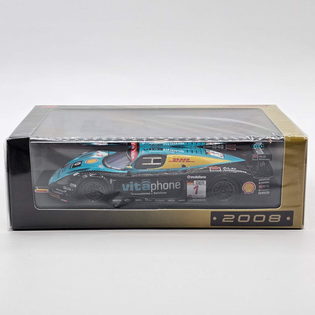 Spark Maserati MC12 GT1 #1 Vitaphone Racing Team 24Hrs Spa 2008 Winner 1/43 Scale