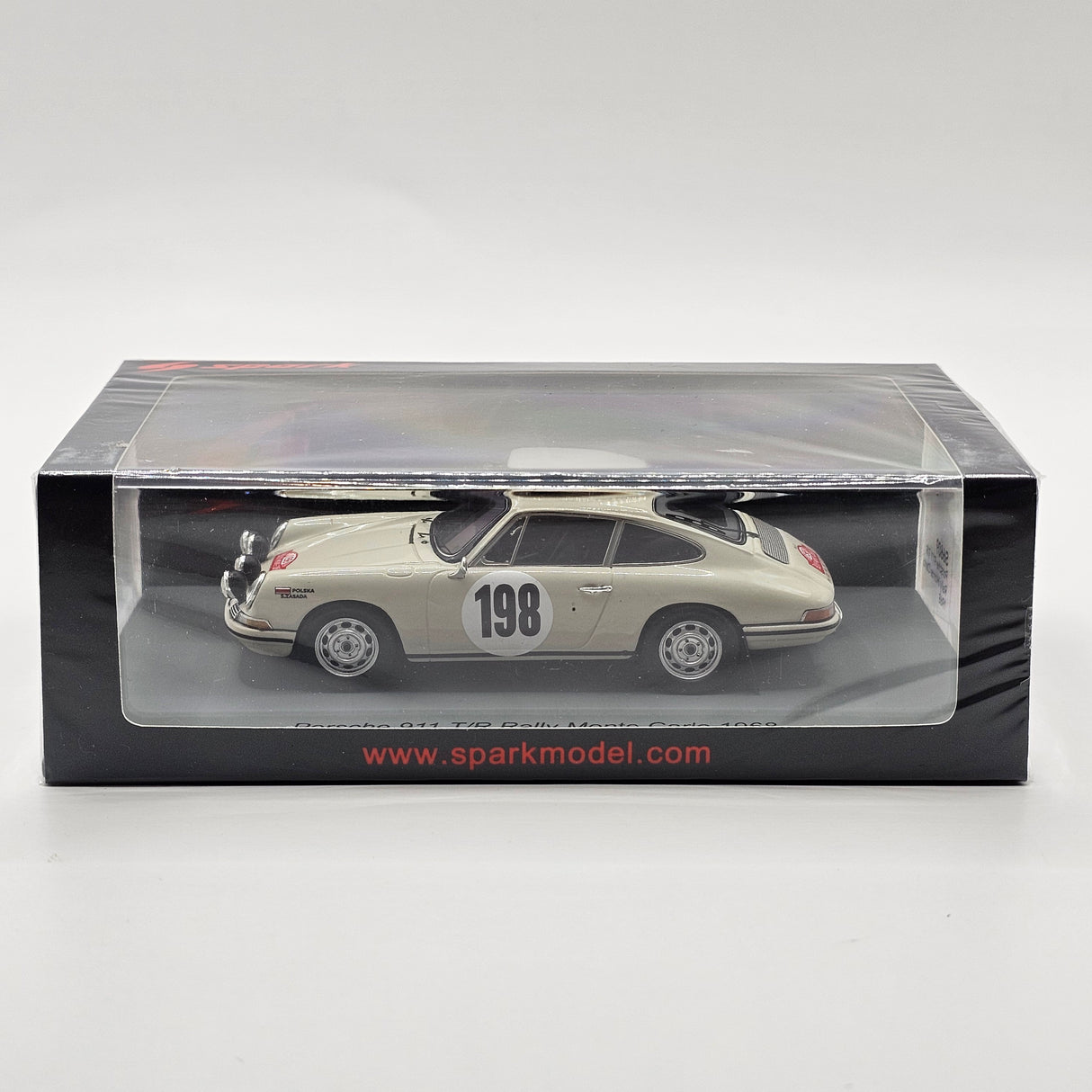 Spark Porsche 911 T/R #198 Rally Monte Carlo 1968 1/43 Scale S6609