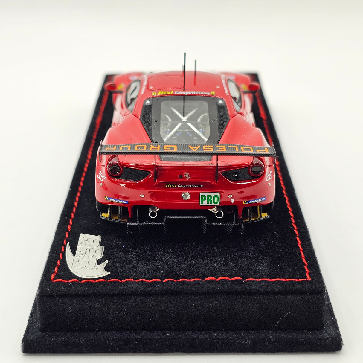 BBR Concept 43 Ferrari 488 GTE #82 Risi Competizione 24Hrs Le Mans 2016 1/43 Scale