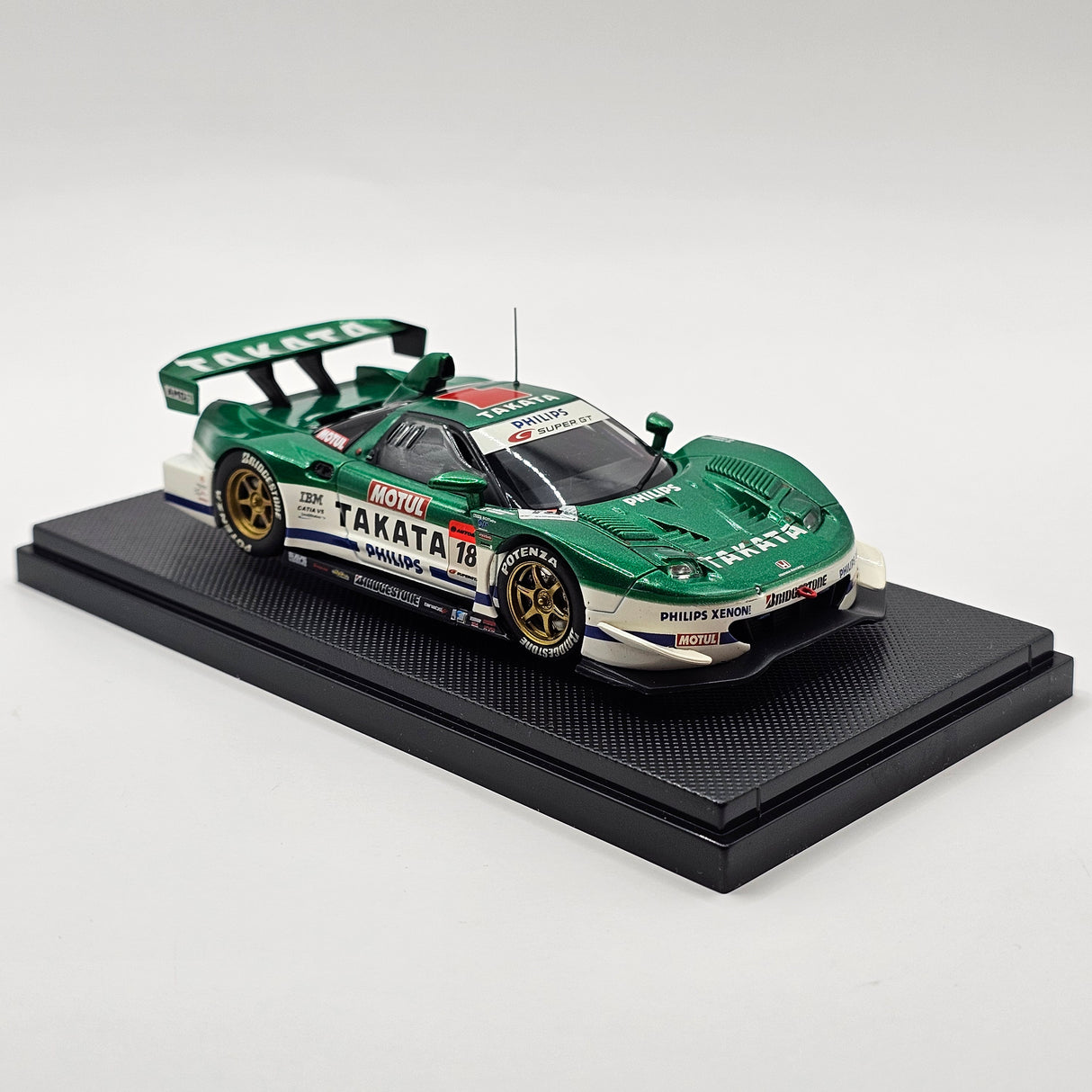 EBBRO Honda NSX GT500 #18 Takata Dome Racing Super GT 2007 1/43 Scale