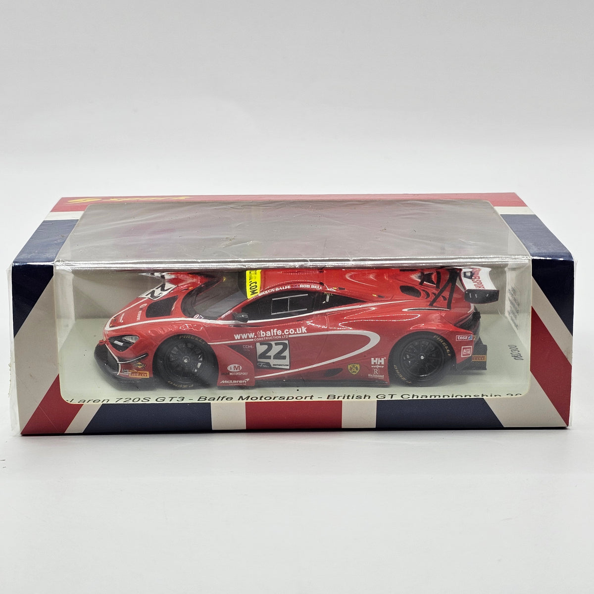 Spark McLaren 720S GT3 #22 Balfe Motorsport British GT Championship 2019 1/43 Scale