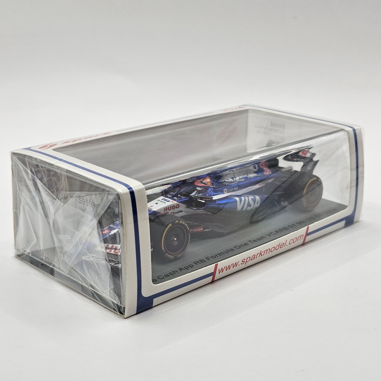 Spark Visa Cash App F1 Team VCARB 01 #30 Lawson US F1 GP 2024 1/43 Scale S9558
