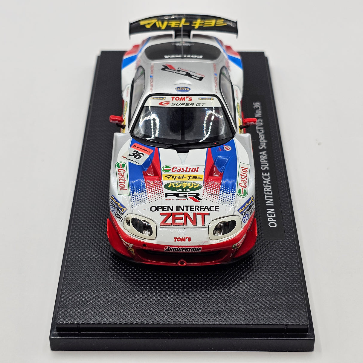 EBBRO Toyota Supra #36 Open Interface Tom's Super GT GT500 2005 1/43 Scale
