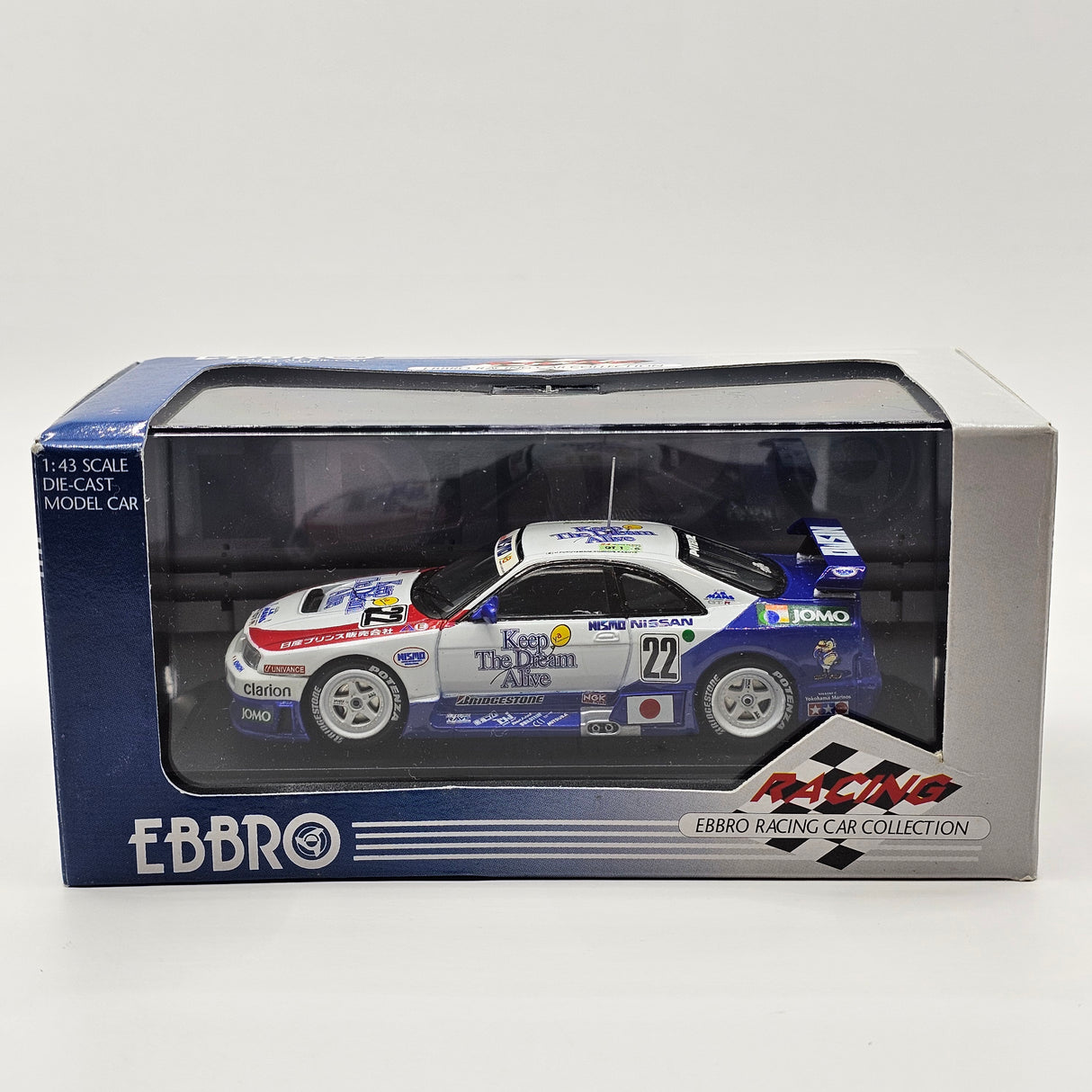 EBBRO Nissan Nismo GT-R R33 #22 Nismo Le Mans 24Hrs LMGT1 1995 1/43 Scale