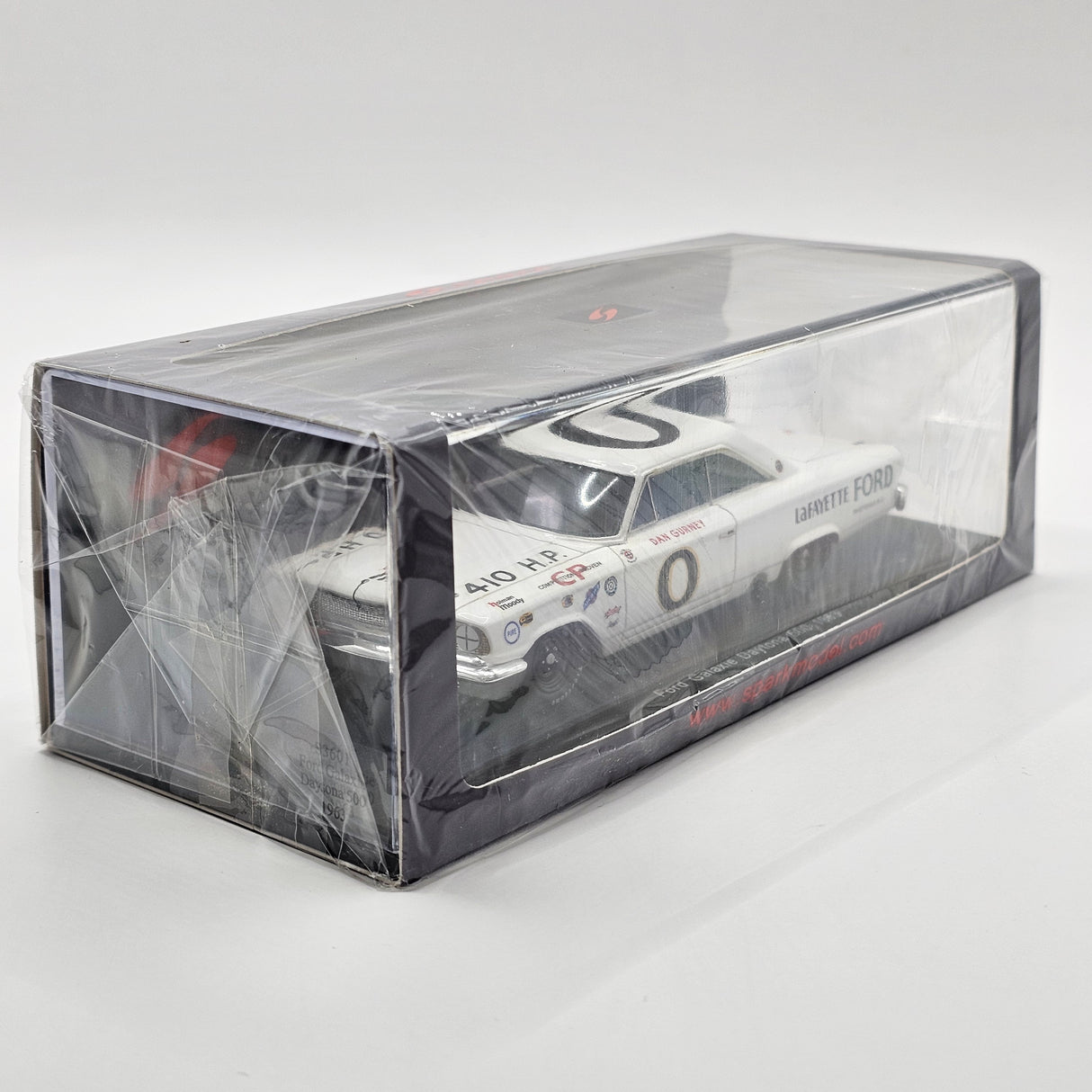 Spark Ford Galaxie #0 Holman-Moody Dan Gurney Daytona 500 1963 1/43 Scale S3601