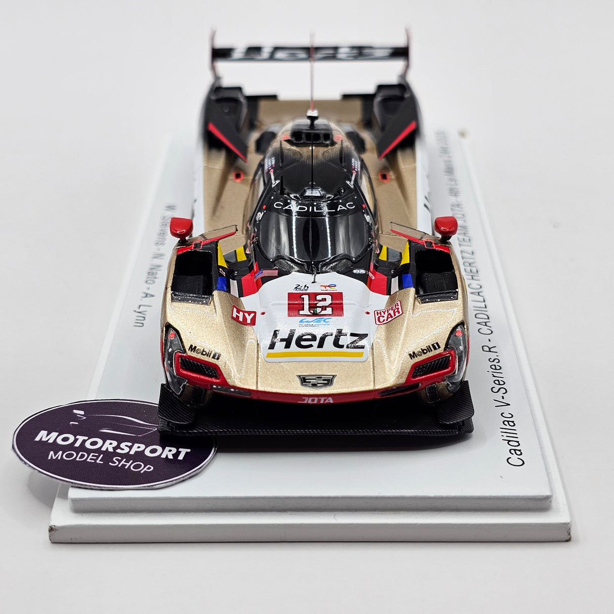 Spark Cadillac V-Series.R #12 Cadillac Hertz Team Jota 24Hrs Le Mans 2025 1/43 Scale