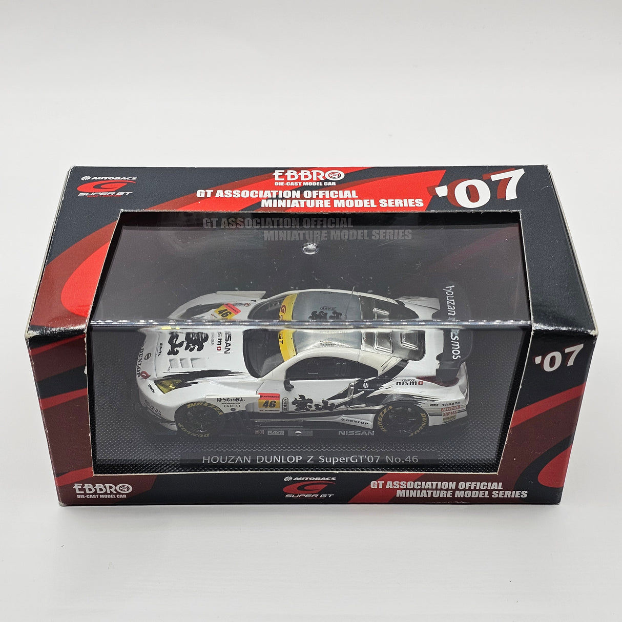 EBBRO Nissan Z #46 MOLA Houzan Dunlop Super GT GT300 2007 1/43 Scale