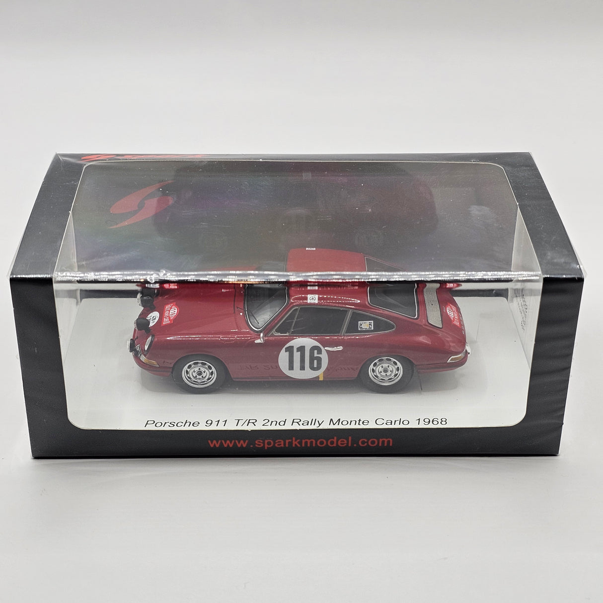 Spark Porsche 911 T/R #116 2nd Rally Monte Carlo 1968 1/43 Scale S5580