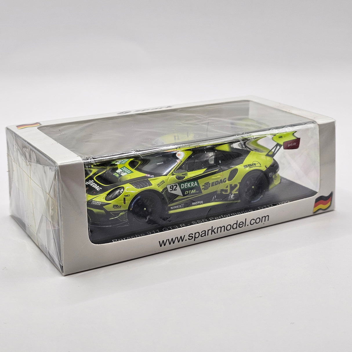 Spark Porsche 911 GT3R #92 SSR Performance / Vanthoor DTM 2022 1/43 Scale
