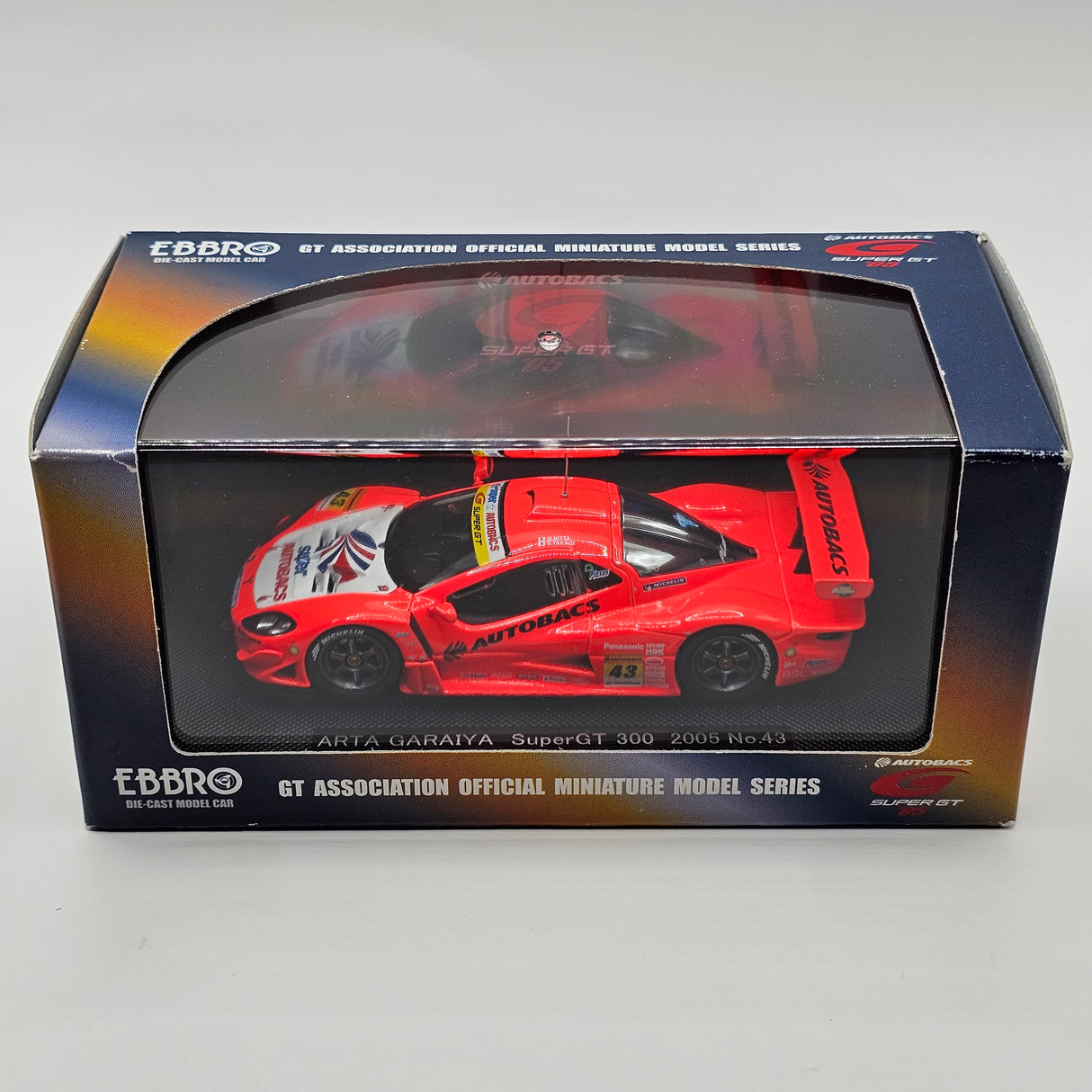 EBBRO ASL ARTA Garaiya #43 ARTA Super GT GT300 2005 1/43 Scale