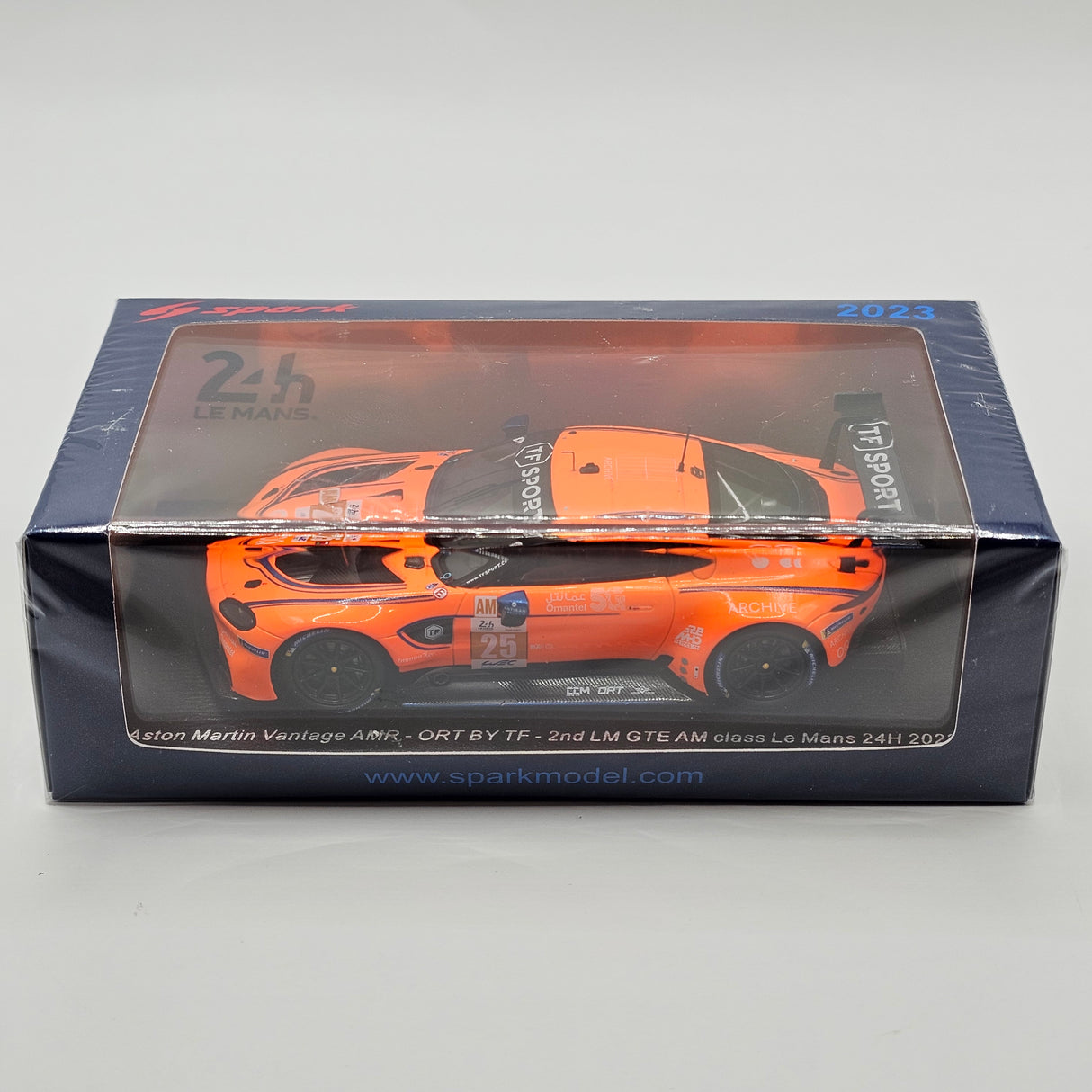 Spark Aston Martin Vantage AMR #25 ORT by TF 24Hrs Le Mans 2023 AM Class 2nd 1/43 Scale