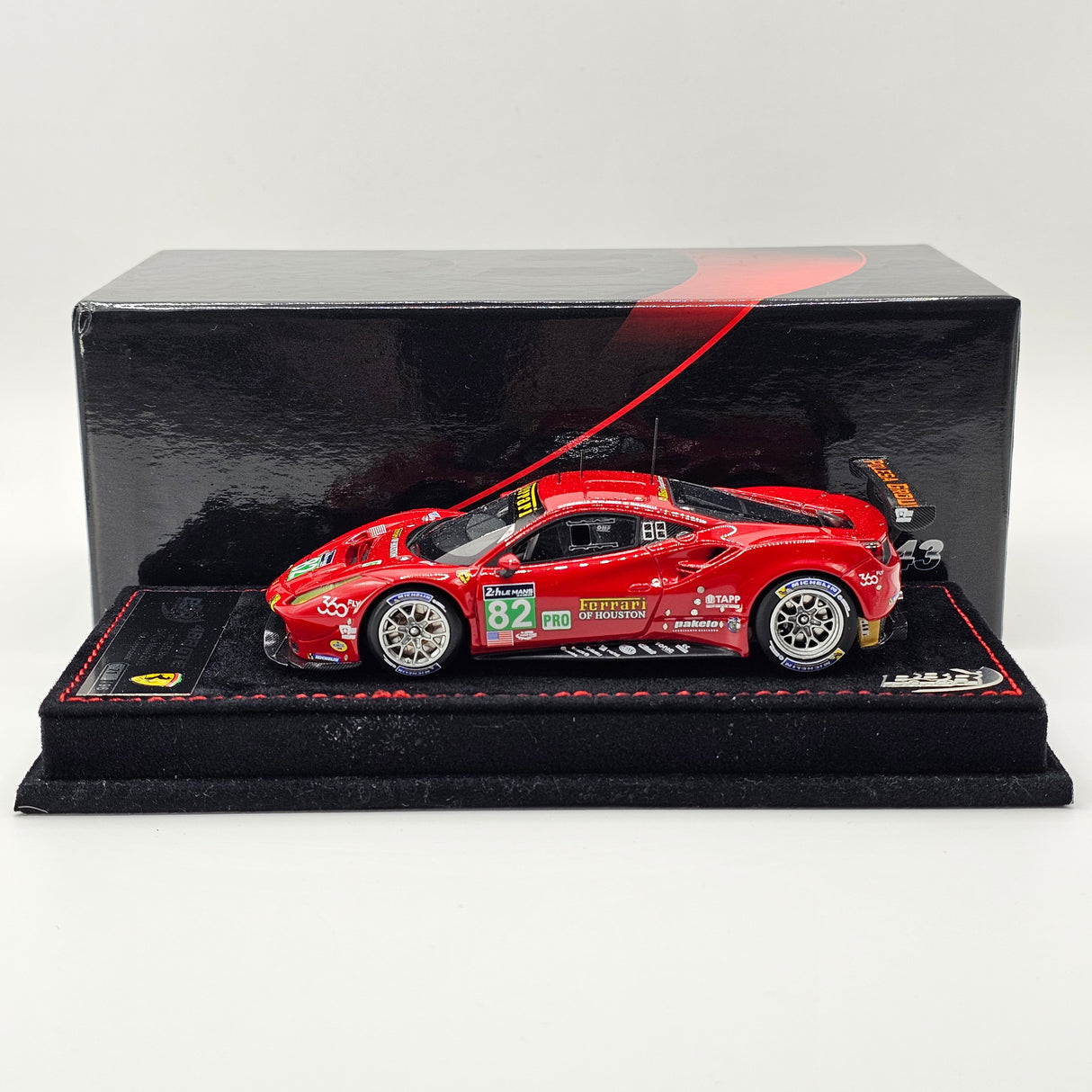 BBR Concept 43 Ferrari 488 GTE #82 Risi Competizione 24Hrs Le Mans 2016 1/43 Scale
