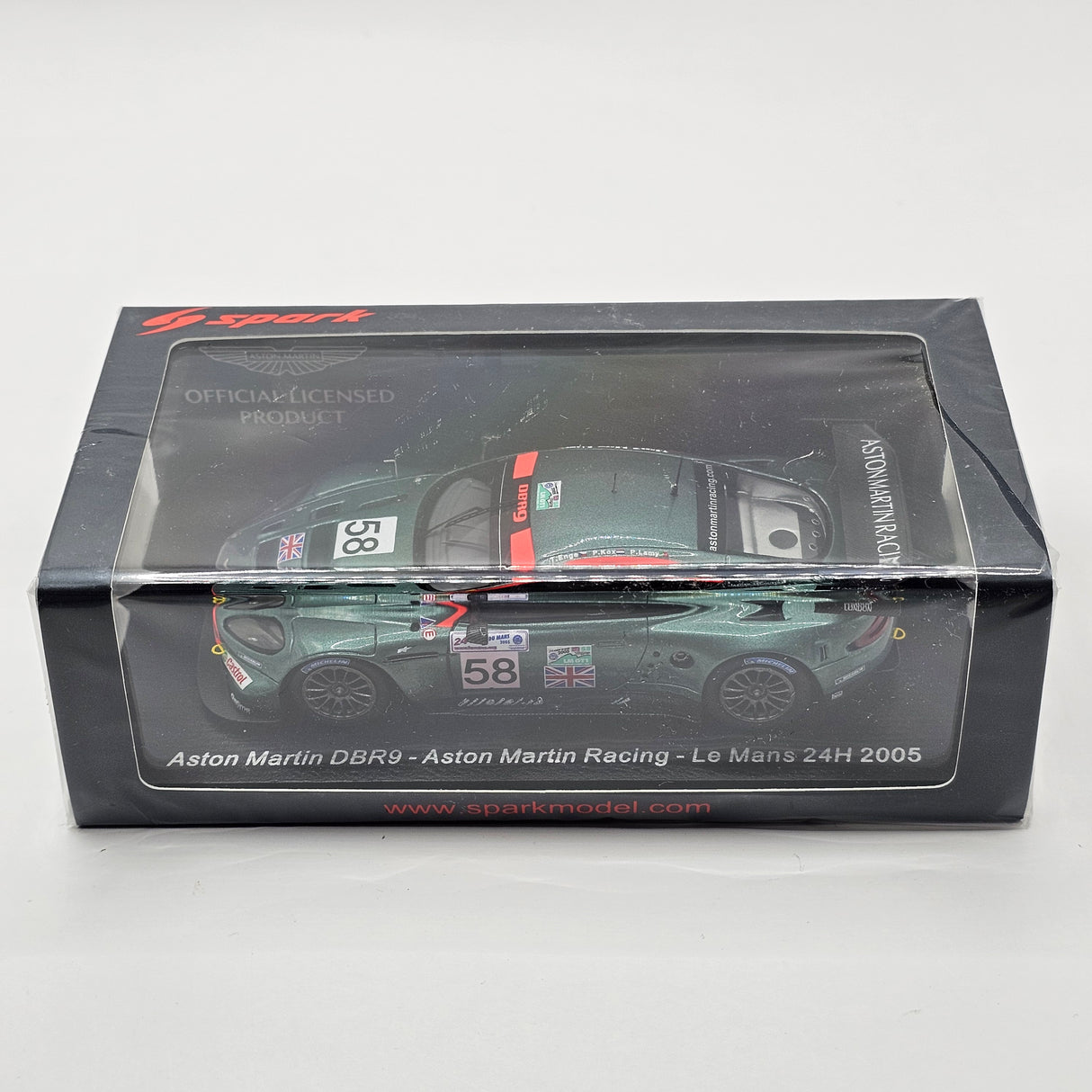 Spark Aston Martin DBR9 #58 Aston Martin Racing Le Mans 24Hrs 2005 1/43 Scale