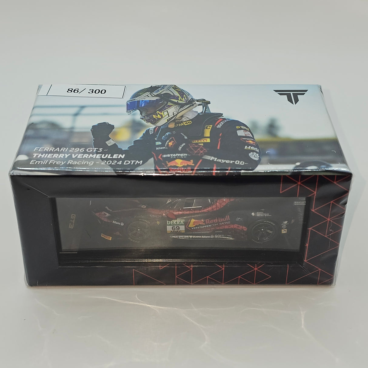 Looksmart Ferrari 296 GT3 #69 Emil Frey Racing DTM 2024 Limited Edition 1/43 Scale