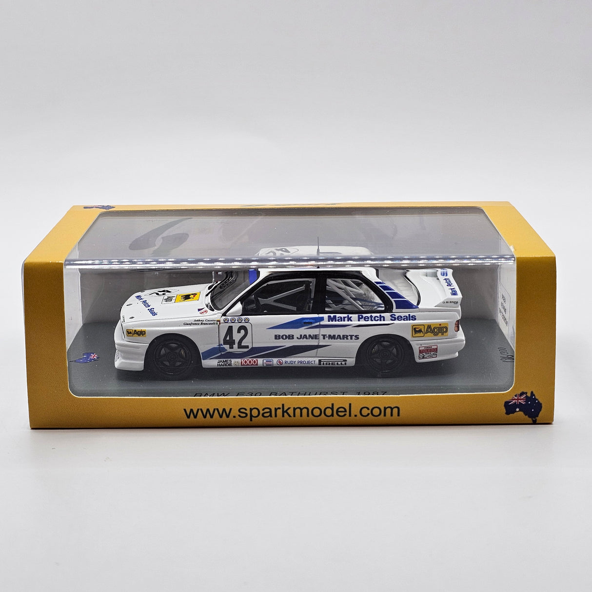 Spark BMW M3 #42 BMW Motorsport / CiBiEmme Bathurst 1000 1987 1/43 Scale AS030