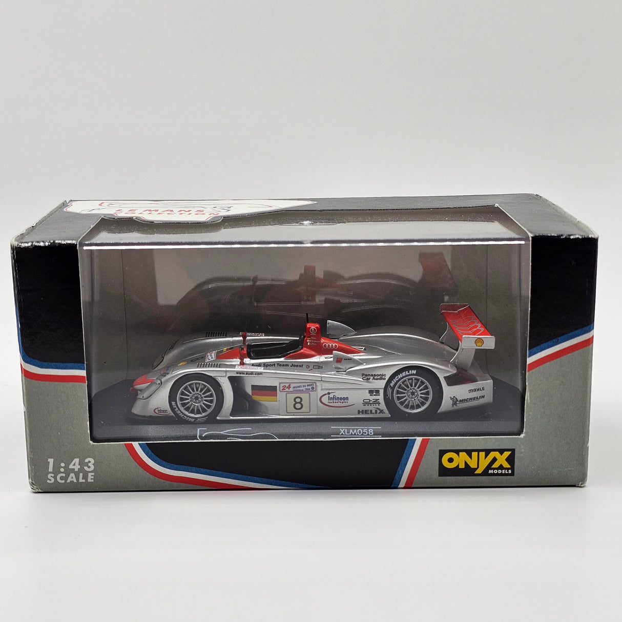 Onyx Audi R8 #1 Audi Sport Team Joest Le Mans Winner 2001 1/43 Scale XLM058