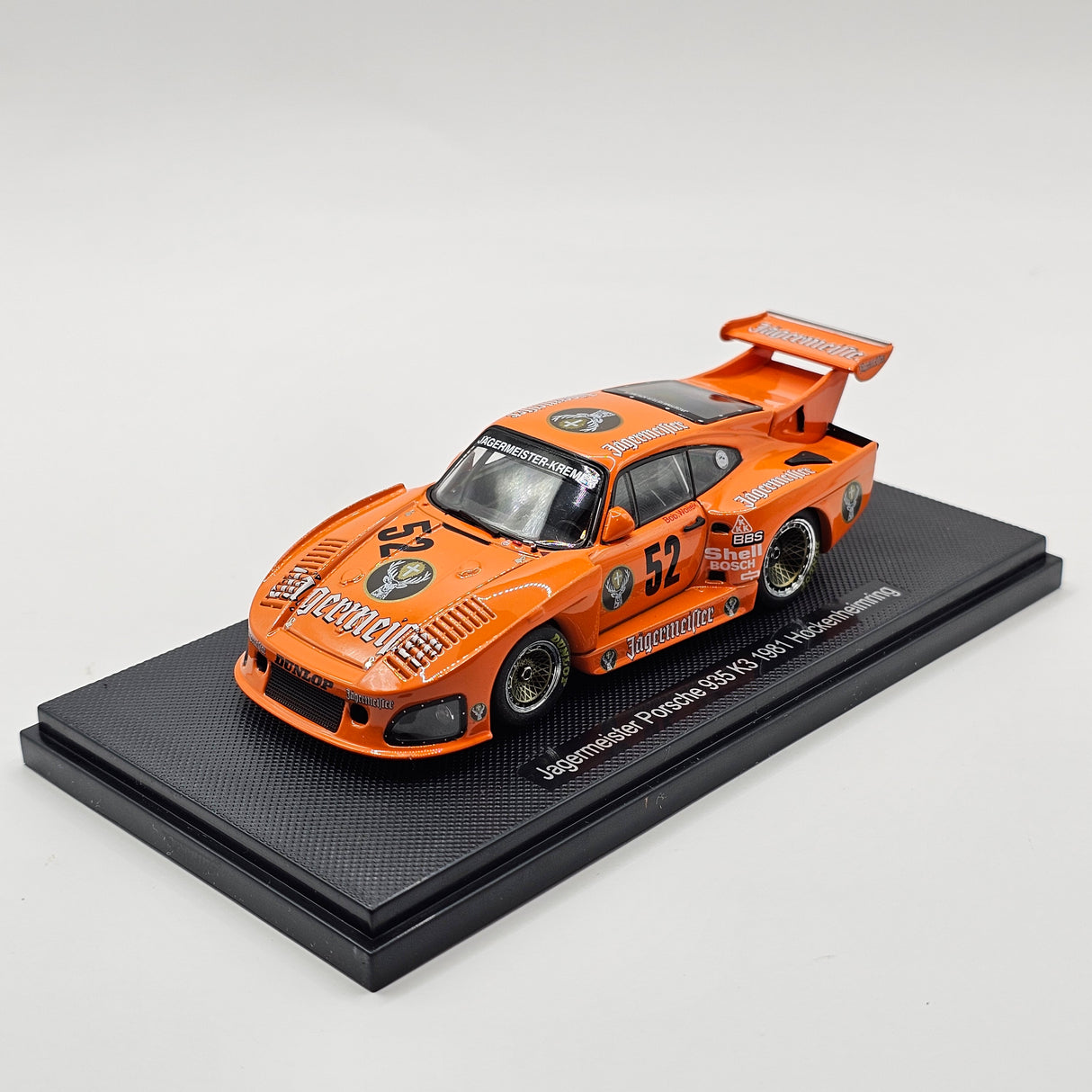 EBBRO Porsche 935 K3 #52 Jägermeister Kremer DRM Hockenheimring 1981 1/43 Scale