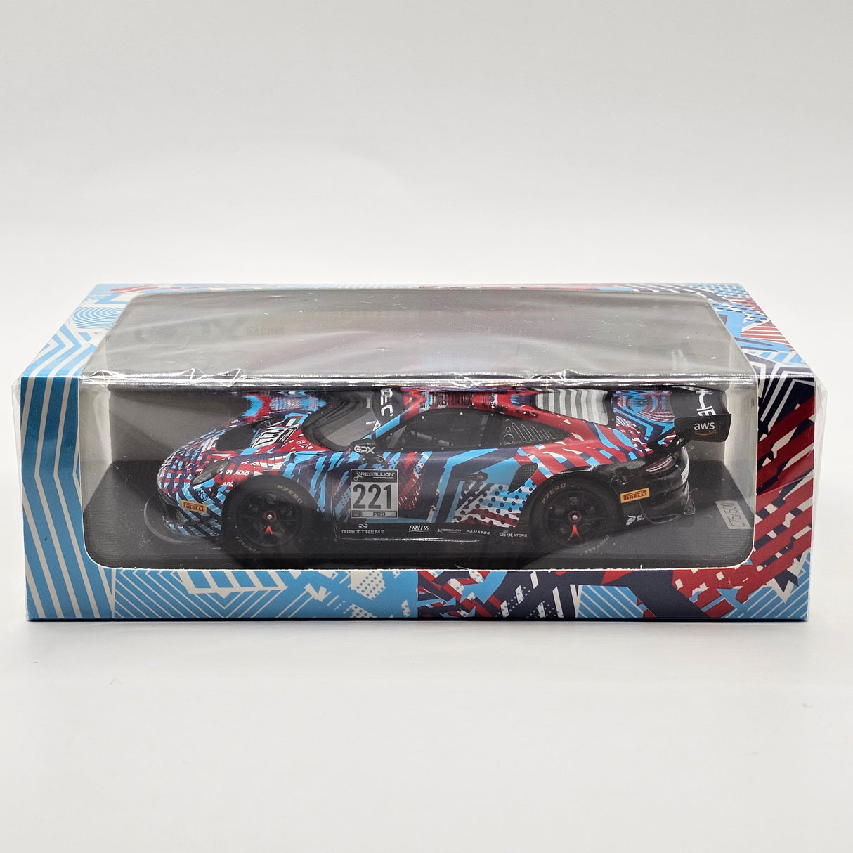 Spark Porsche 911 GT3 R #221 GPX Martini Racing 24Hrs Spa 2022 Test Day 1/43 Scale