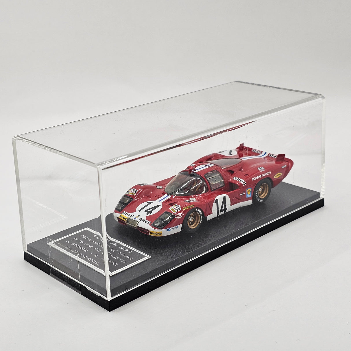 Tecnomodel Ferrari 512S #14 Scuderia Filipinetti 24Hrs Le Mans 1970 1/43 Scale