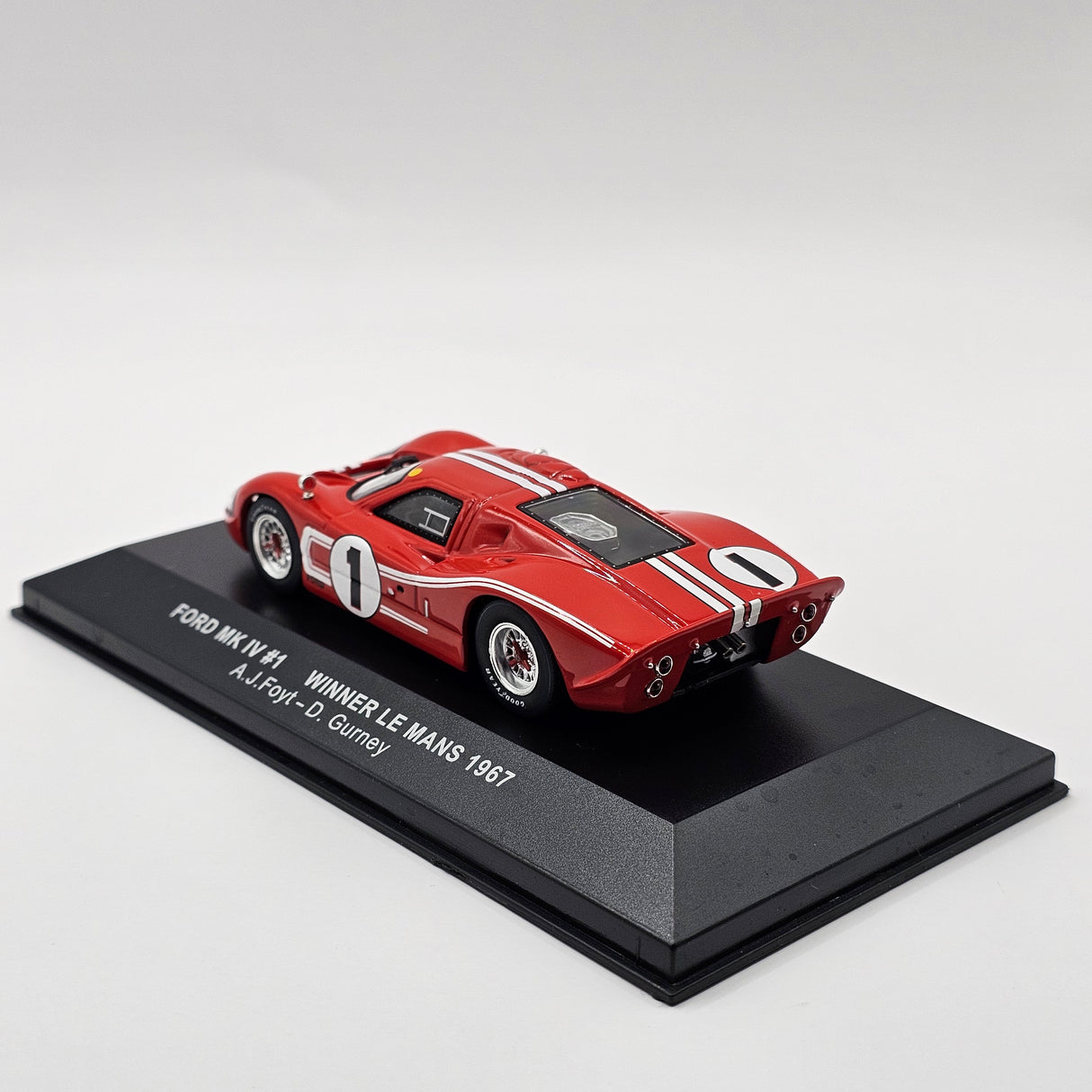 IXO Ford MK IV #1 Ford Motor Company 24Hrs Le Mans 1967 Winner 1/43 Scale