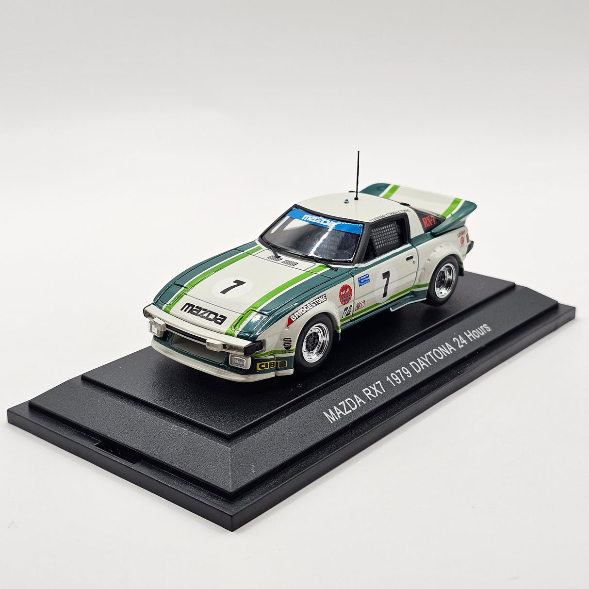 EBBRO Mazda RX-7 Savanna #7 Mazda Technical Daytona 24Hrs 1979 GTU Class Winner 1/43 Scale