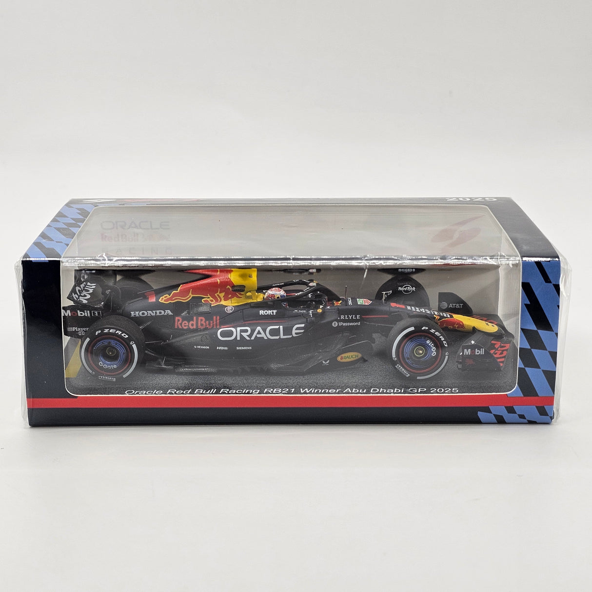 Spark Red Bull Racing RB21 #1 Max Verstappen Abu Dhabi F1 GP 2025 Winner 1/43 Scale S9677