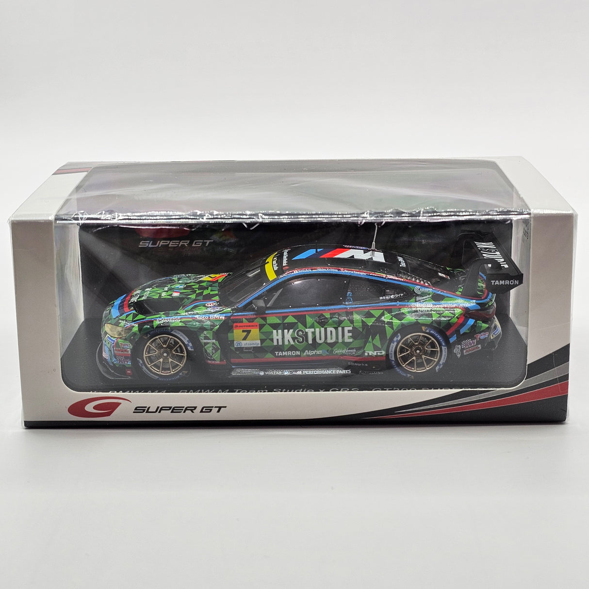 Spark BMW M4 #7 BMW M Team Studie × CRS Super GT GT300 2024 1/43 Scale