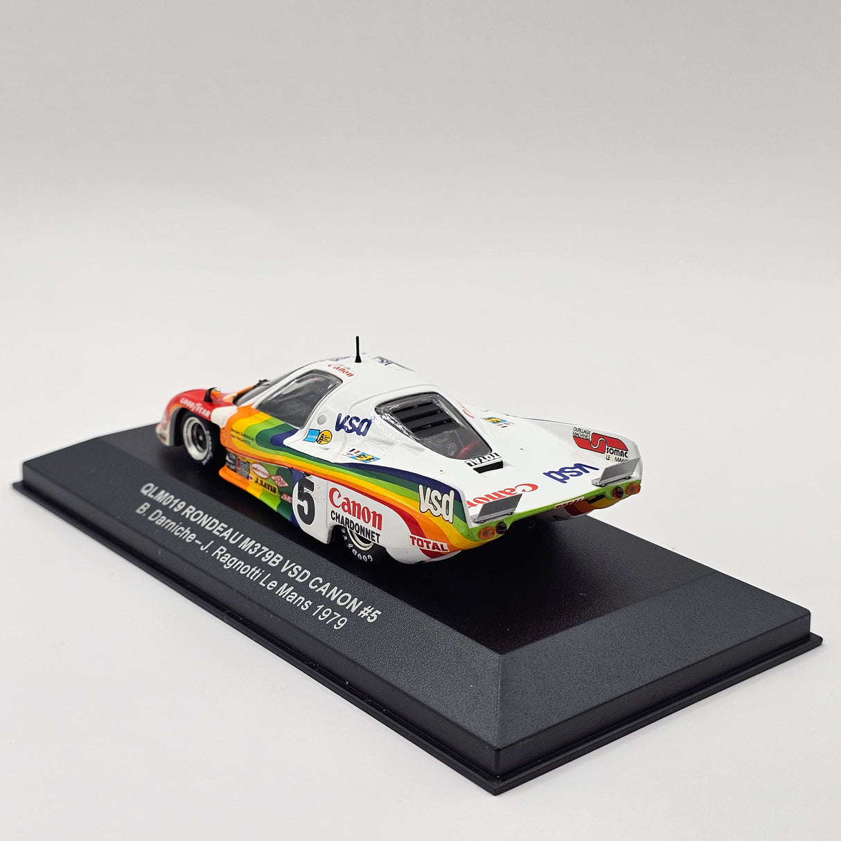 Quartzo Rondeau M379B #5 VSD Canon 24Hrs Le Mans 1979 Gr6 Winner 1/43 Scale QLM019
