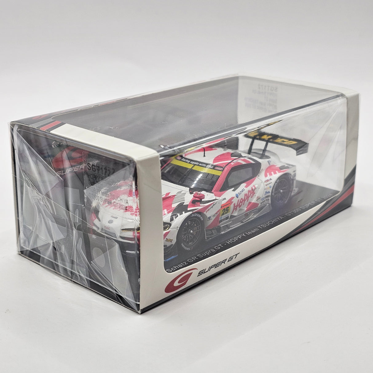 Spark Toyota GR Supra #25 Hoppy Team Tsuchiya Super GT GT300 2024 1/43 Scale
