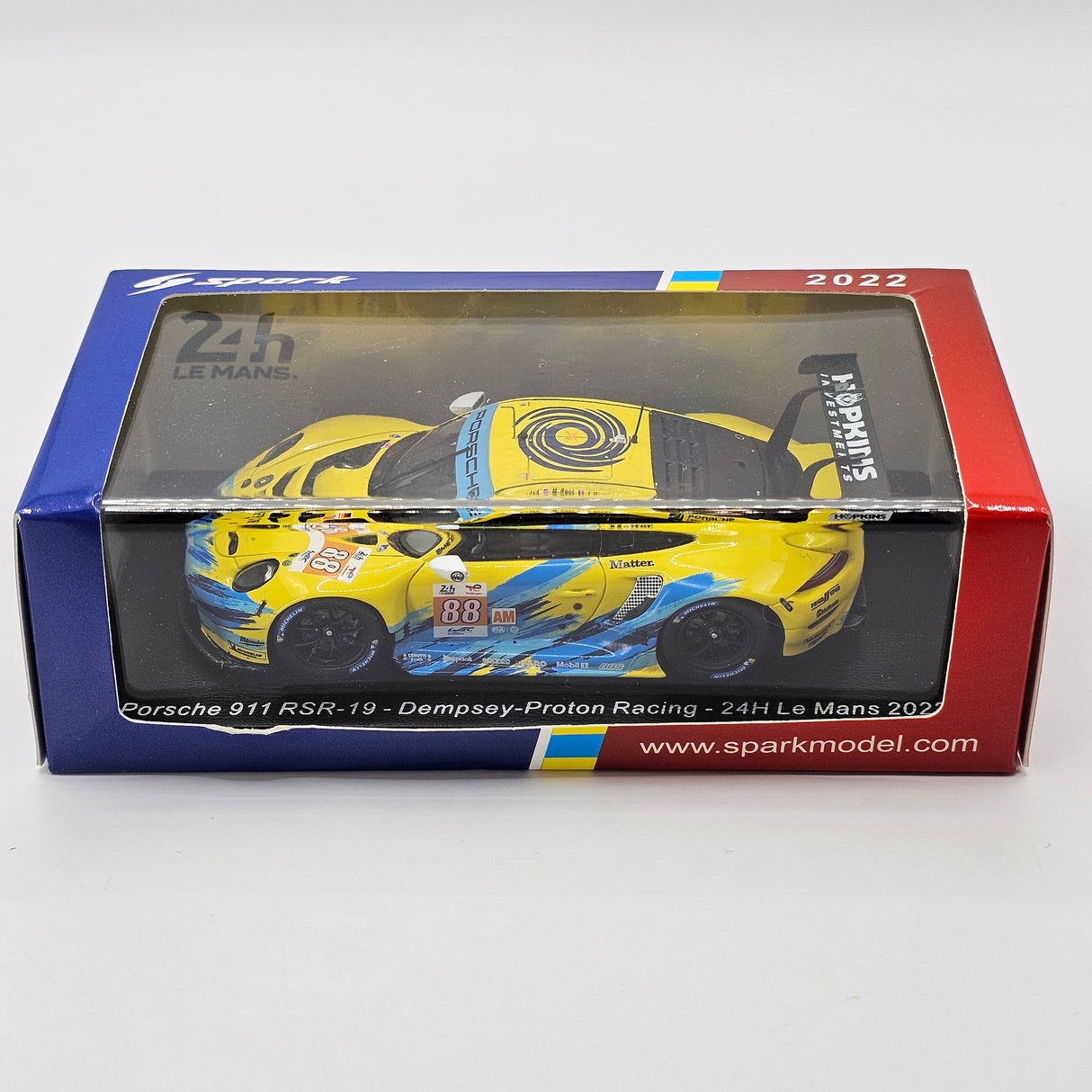 Spark Porsche 911 RSR-19 #88 Dempsey-Proton Racing 24Hrs Le Mans 2022 1/43 Scale