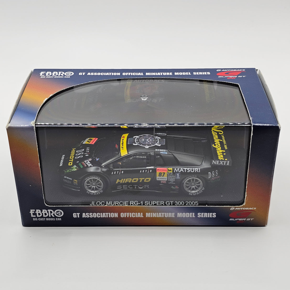 EBBRO Lamborghini Murcielago #87 JLOC Super GT GT300 2005 1/43 Scale