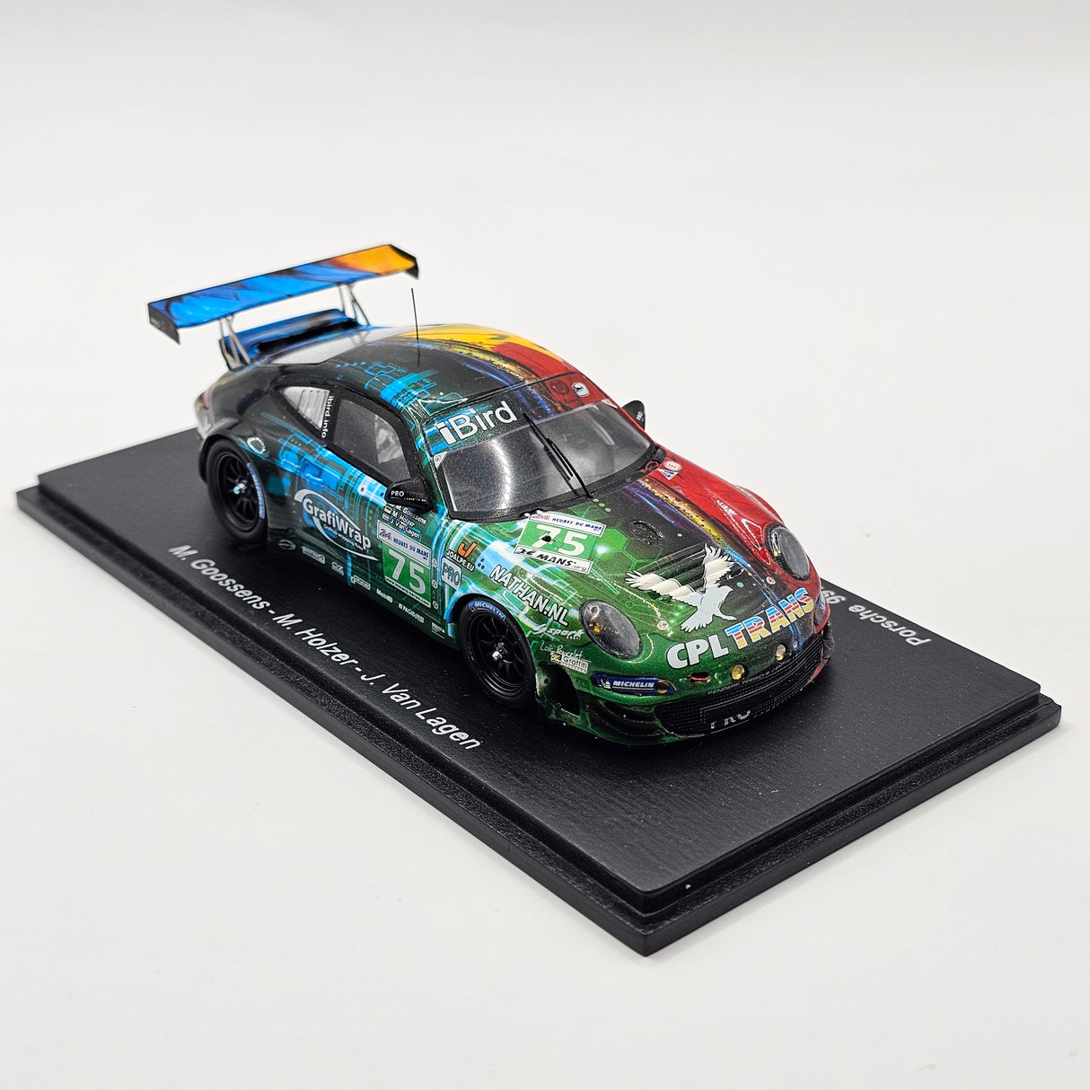 Spark Porsche 997 GT3 RSR #75 Prospeed Competition 24Hrs Le Mans 2011 1/43 Scale