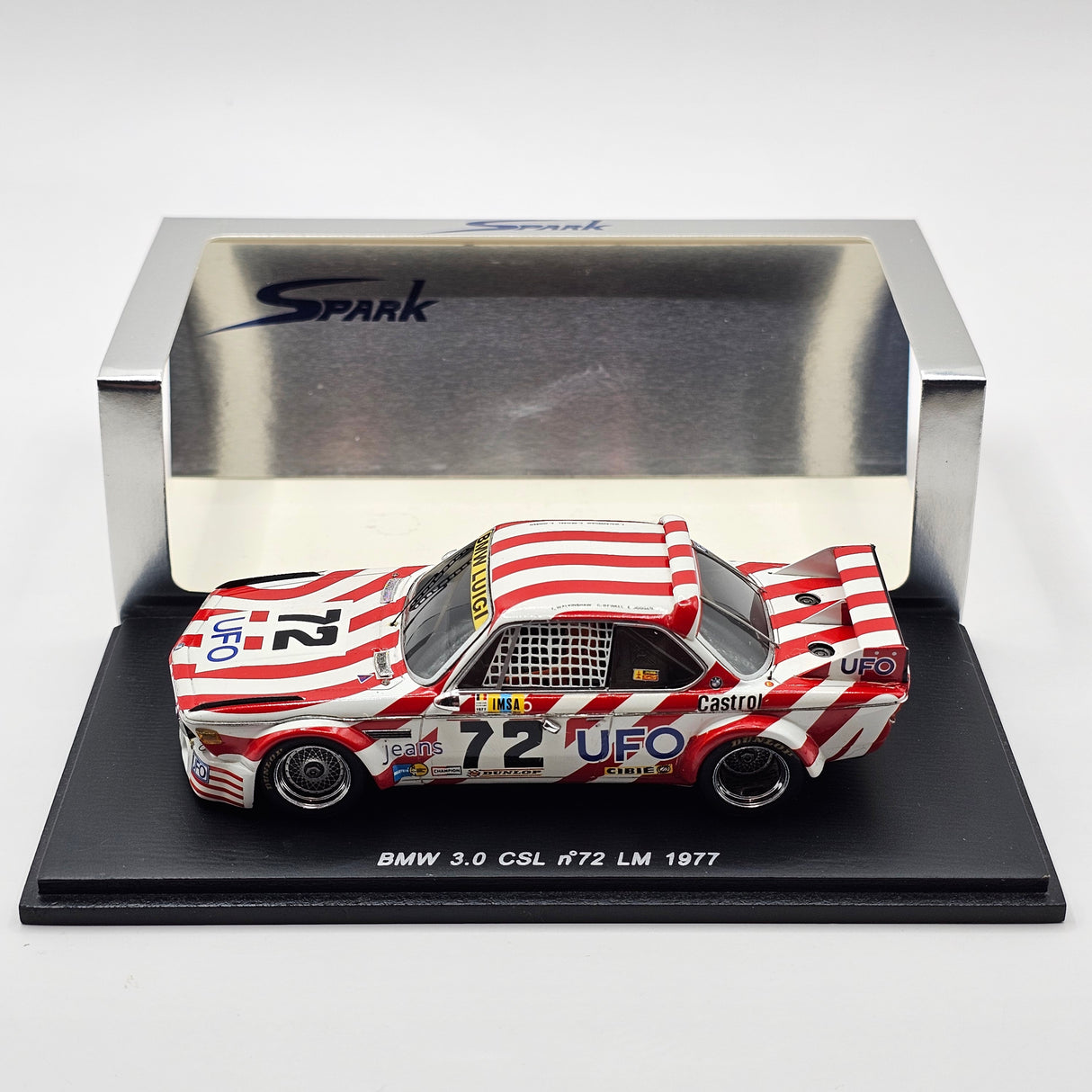 Spark BMW 3.0 CSL #72 Luigi Racing 24Hrs Le Mans 1977 1/43 Scale S1574