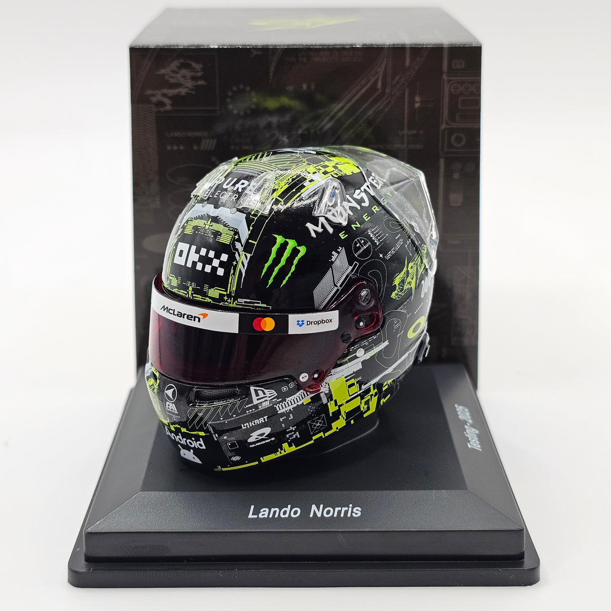 Spark Lando Norris McLaren Formula 1 Team 2025 Test Helmet 1/5 Scale