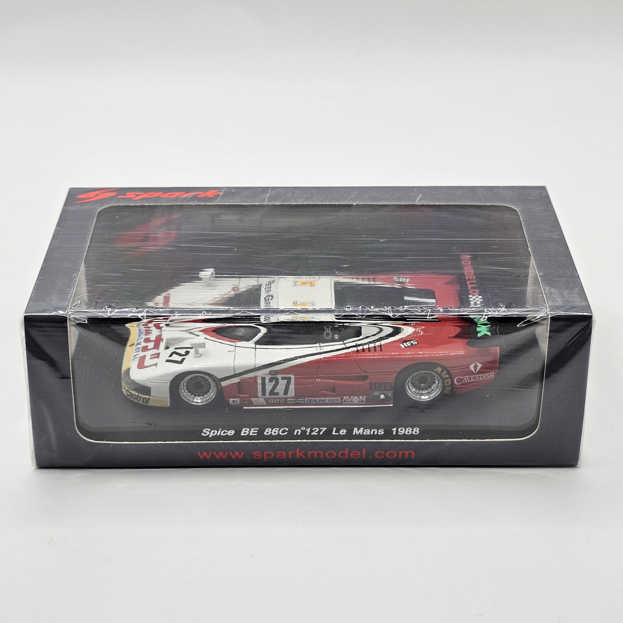 Spark Spice SE 86C #127 Chamberlain Engineering Le Mans 1988 1/43 Scale S3586