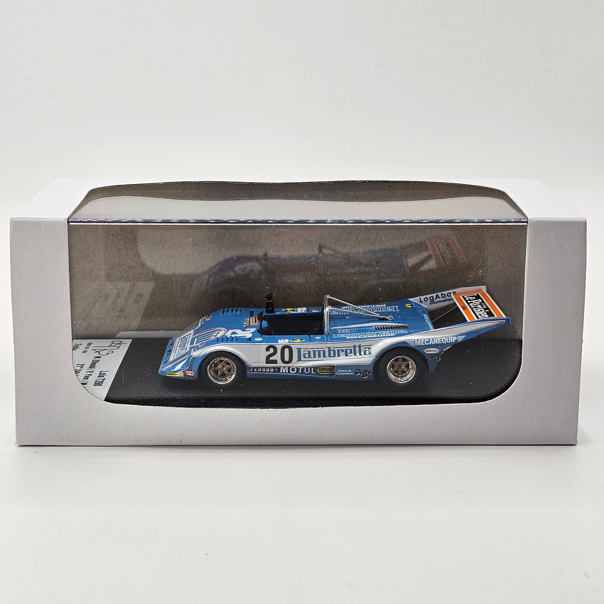 Trofeu DSN Lola T298 BMW #20 Lambretta SAFD 24Hrs Le Mans 1979 1/43 Scale