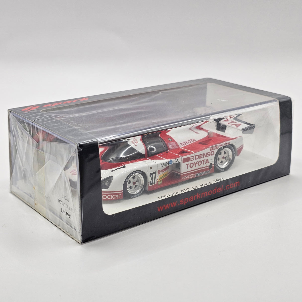 Spark Toyota 87C #37 Toyota Team TOM's 24Hrs Le Mans 1987 1/43 Scale