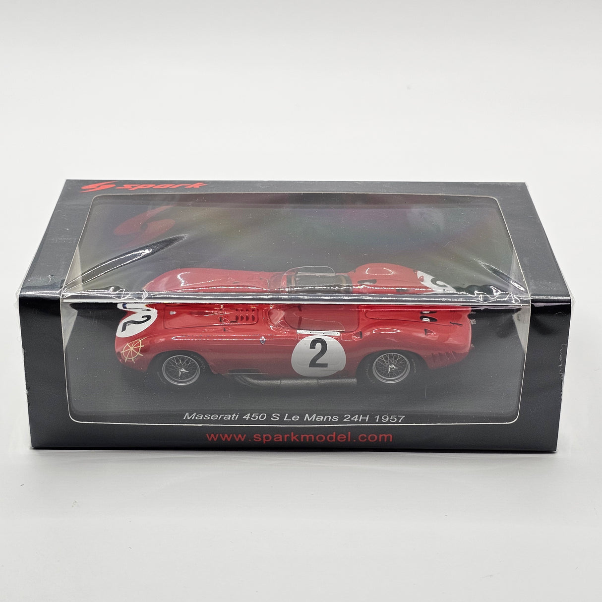 Spark Maserati 450S #2 Officine Alfieri Maserati 24Hrs Le Mans 1957 1/43 Scale S4546