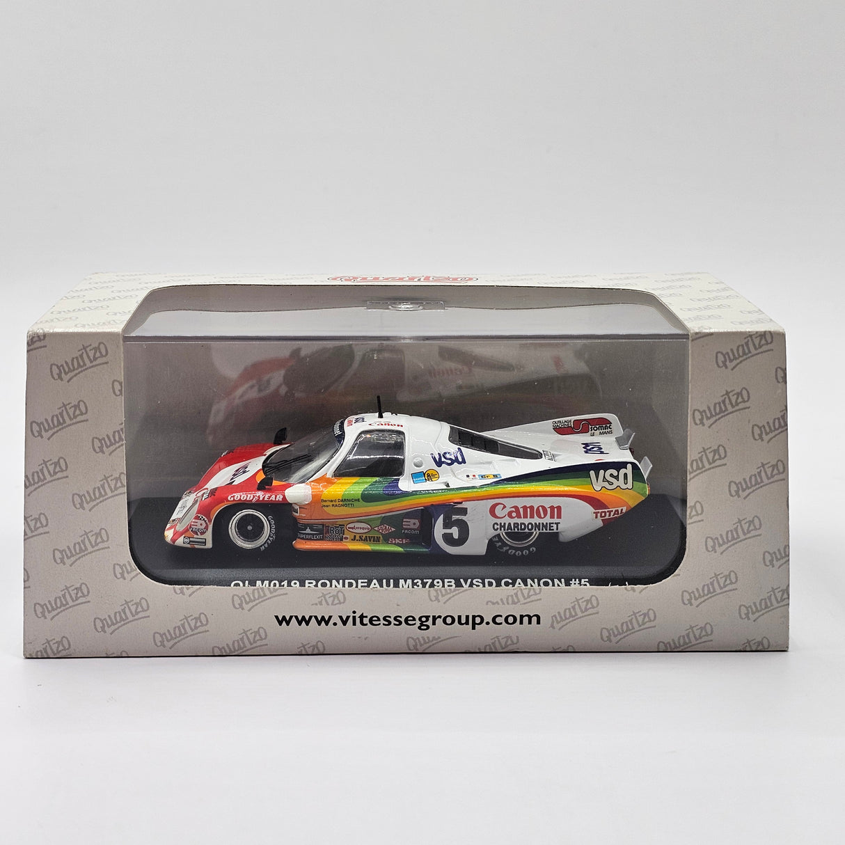 Quartzo Rondeau M379B #5 VSD Canon 24Hrs Le Mans 1979 Gr6 Winner 1/43 Scale QLM019