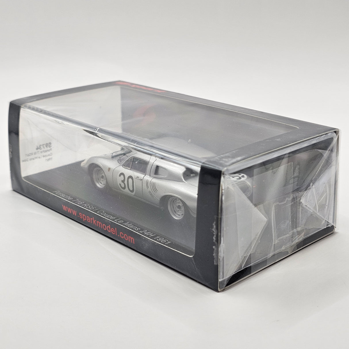 Spark Porsche 718 RS61 Coupé #30 Porsche KG Le Mans 24H 1961 1/43 Scale