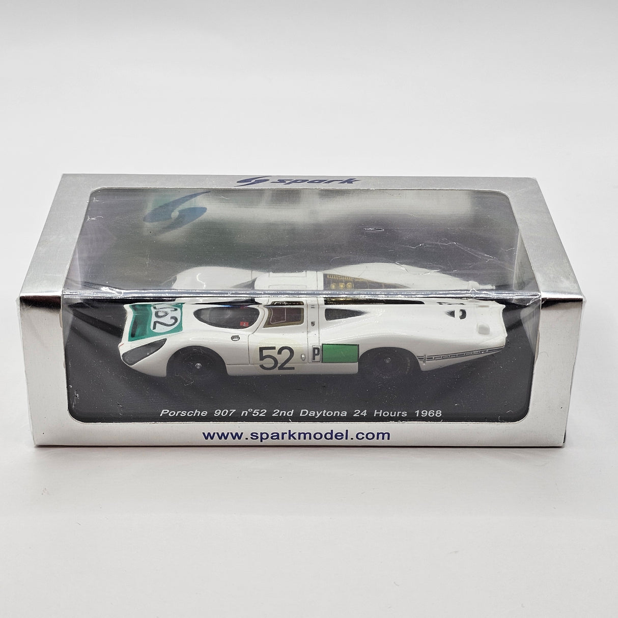 Spark Porsche 907 #52 Porsche System 2nd Daytona 24Hrs 1968 1/43 Scale S2985