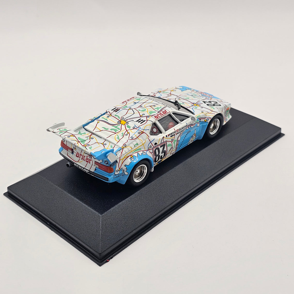 Quartzo BMW M1 #83 BMW-France Le Mans 24Hrs 1980 1/43 Scale