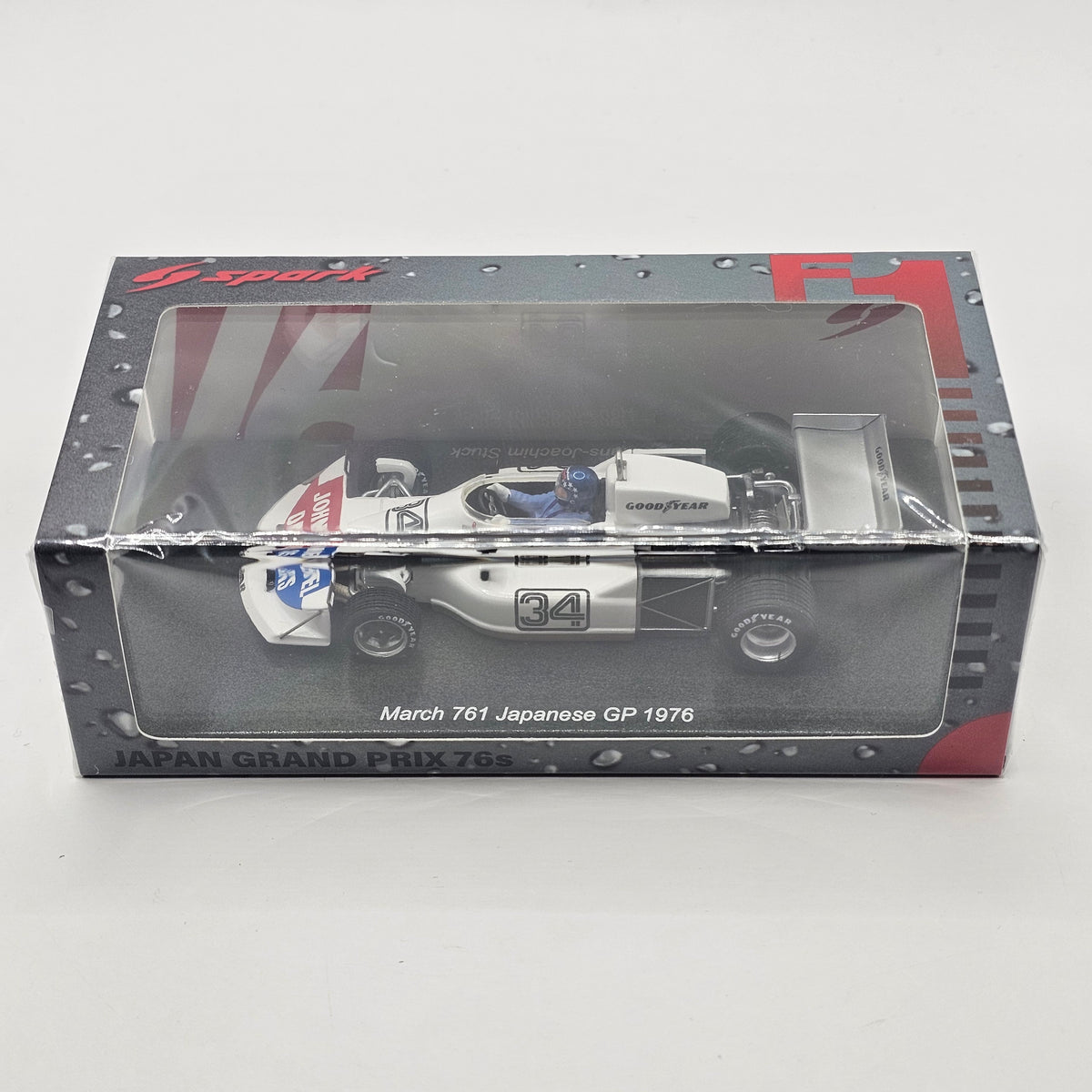 Spark March 961 #34 Hans Stuck 1976 Japanese F1 Grand Prix 1/43 Scale
