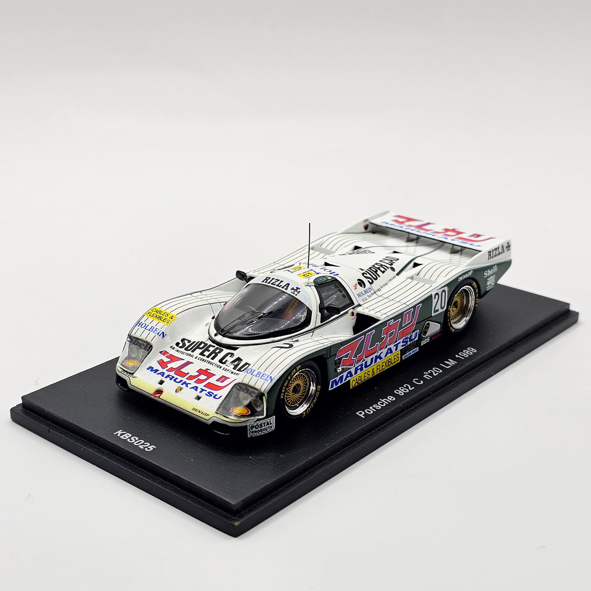 Spark Porsche 962C No.20 Team Davey Le Mans 1989 1/43 Scale KBS025