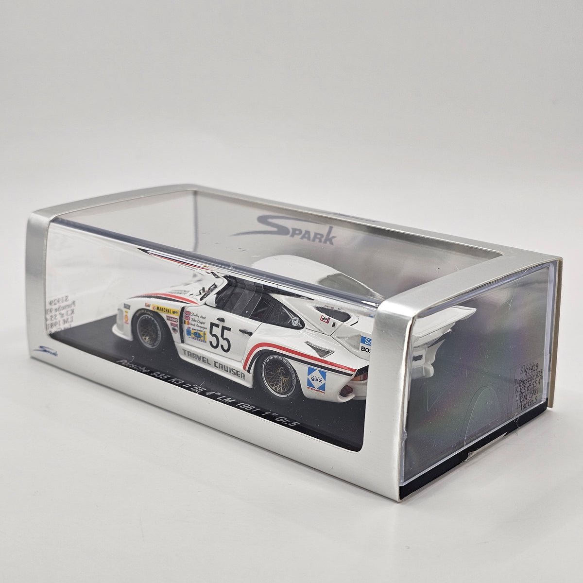 Spark Porsche 935 K3 #55 Charles Ivey Racing Gr5 Winner 24Hrs Le Mans 1981 1/43 Scale