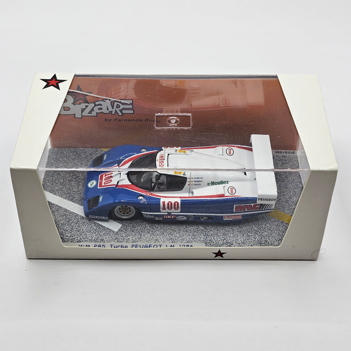 Spark Bizarre Peugeot P85 Turbo #100 Le Mans 1986 1/43 Scale BZ391