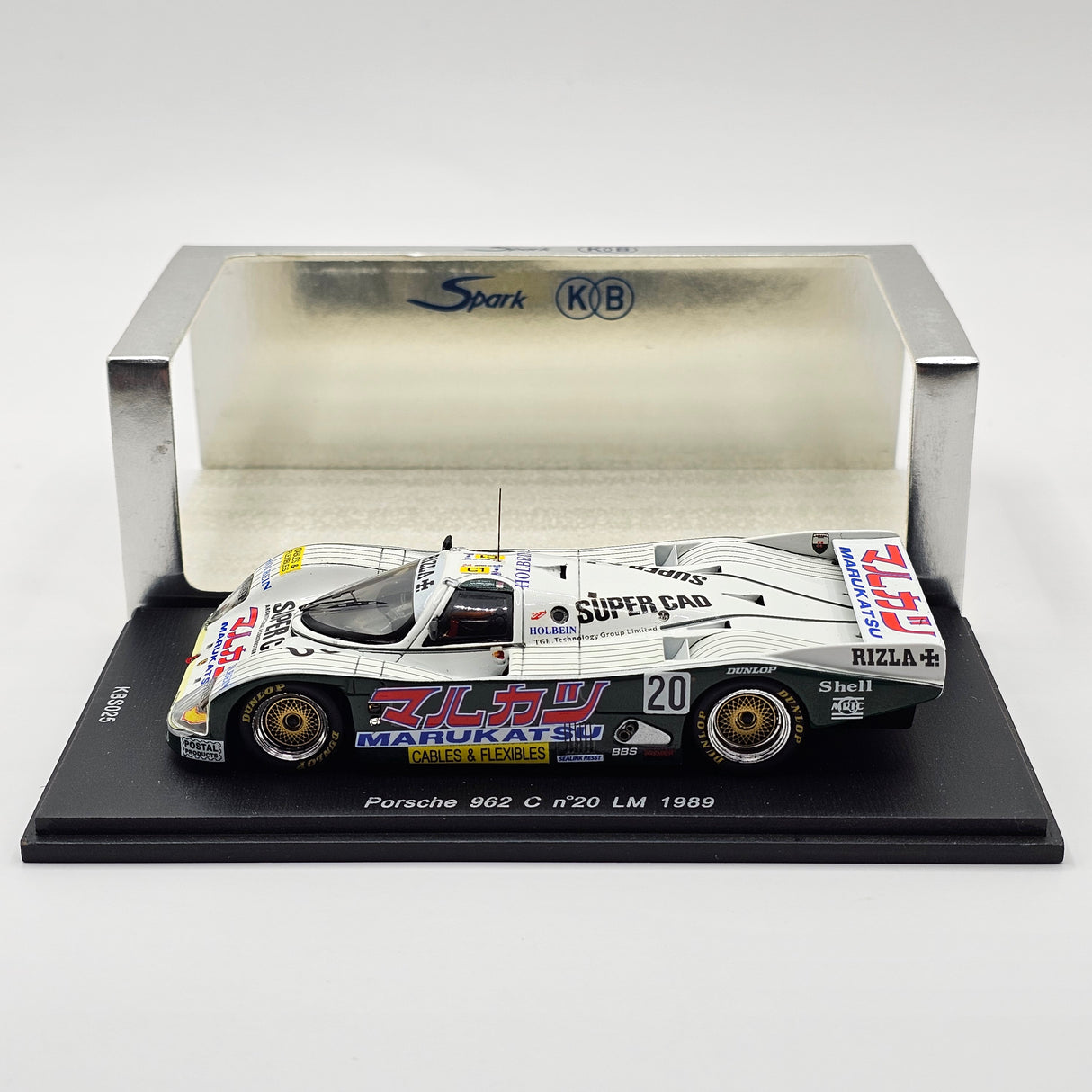 Spark Porsche 962C No.20 Team Davey Le Mans 1989 1/43 Scale KBS025