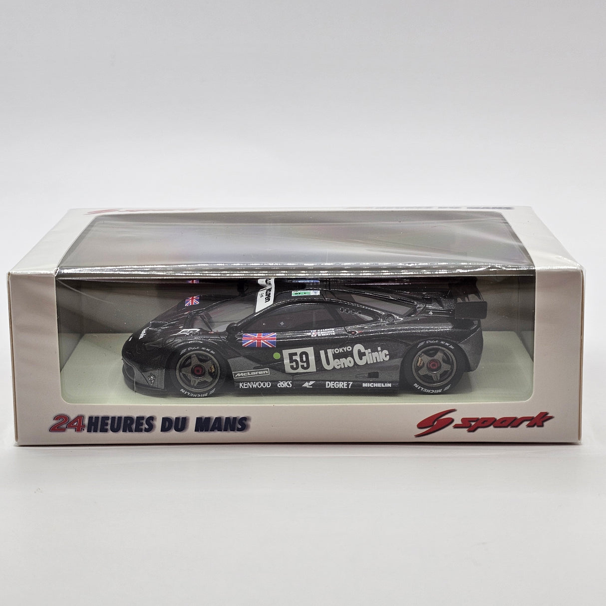 Spark McLaren F1 GTR #59 Kokusai Kaihatsu Racing 24Hrs Le Mans 1995 Winner 1/43 Scale
