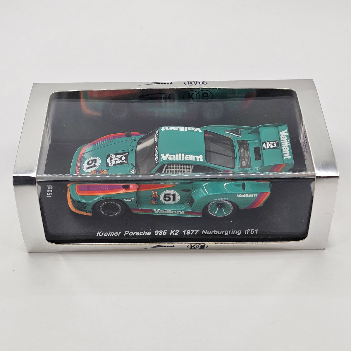 Spark Porsche 935 K2 #51 Kremer Racing Nürburgring 300KM 1977 1/43 Scale